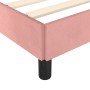 Rosa Samtbettgestell mit Kopfteil 90x200 cm von vidaXL, Betten und Lattenroste - Ref: Foro24-347554, Preis: 106,71 €, Rabatt: %