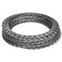 Helical concertina barbed wire galvanized steel 100 m by vidaXL, Chains, wire and rope - Ref: Foro24-141075, Price: 54,21 €, ...