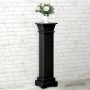 Soporte plantas pilar cuadrado clásico negro 17x17x66 cm MDF de vidaXL, Soportes para macetas - Ref: Foro24-323970, Precio: 6...