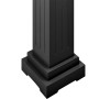 Soporte plantas pilar cuadrado clásico negro 17x17x66 cm MDF de vidaXL, Soportes para macetas - Ref: Foro24-323970, Precio: 6...