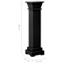 Soporte plantas pilar cuadrado clásico negro 17x17x66 cm MDF de vidaXL, Soportes para macetas - Ref: Foro24-323970, Precio: 6...