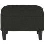 Black fabric footstool 60x50x41 cm by vidaXL, Ottomans - Ref: Foro24-349283, Price: 59,99 €, Discount: %