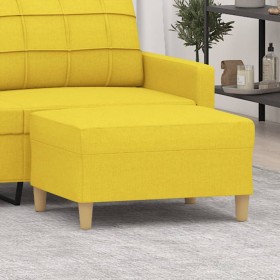 Light yellow fabric footstool 70x55x41 cm by vidaXL, Ottomans - Ref: Foro24-349276, Price: 69,91 €, Discount: %