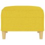 Reposapiés de tela amarillo claro 70x55x41 cm de vidaXL, Otomanas - Ref: Foro24-349276, Precio: 71,74 €, Descuento: %