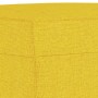 Reposapiés de tela amarillo claro 70x55x41 cm de vidaXL, Otomanas - Ref: Foro24-349276, Precio: 71,74 €, Descuento: %