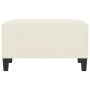 Cream velvet footstool 70x55x41 cm by vidaXL, Ottomans - Ref: Foro24-349325, Price: 67,99 €, Discount: %