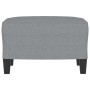 Light gray fabric footstool 60x50x41 cm by vidaXL, Ottomans - Ref: Foro24-349327, Price: 63,03 €, Discount: %