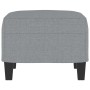 Light gray fabric footstool 60x50x41 cm by vidaXL, Ottomans - Ref: Foro24-349327, Price: 63,03 €, Discount: %