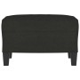 Black fabric footstool 60x50x41 cm by vidaXL, Ottomans - Ref: Foro24-349331, Price: 61,99 €, Discount: %