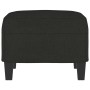 Black fabric footstool 60x50x41 cm by vidaXL, Ottomans - Ref: Foro24-349331, Price: 61,99 €, Discount: %