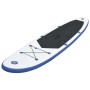 Blau-weißes aufblasbares SUP-Paddel-Surfbrett-Set von vidaXL, Paddleboards - Ref: Foro24-90633, Preis: 179,94 €, Rabatt: %