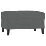 Reposapiés de tela gris oscuro 70x55x41 cm de vidaXL, Otomanas - Ref: Foro24-349304, Precio: 68,86 €, Descuento: %