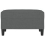 Reposapiés de tela gris oscuro 70x55x41 cm de vidaXL, Otomanas - Ref: Foro24-349304, Precio: 68,86 €, Descuento: %