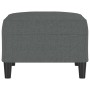 Reposapiés de tela gris oscuro 70x55x41 cm de vidaXL, Otomanas - Ref: Foro24-349304, Precio: 68,86 €, Descuento: %