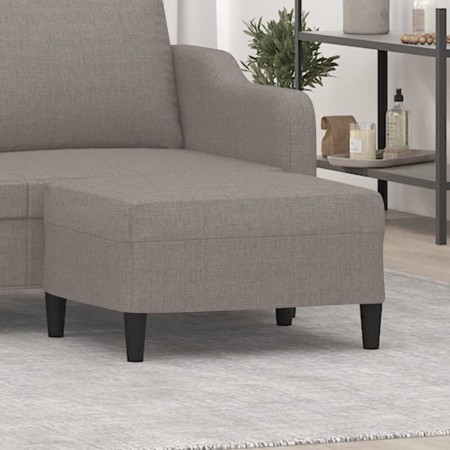 Reposapiés de tela gris taupe 70x55x41 cm de vidaXL, Otomanas - Ref: Foro24-349310, Precio: 68,86 €, Descuento: %