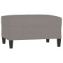 Reposapiés de tela gris taupe 70x55x41 cm de vidaXL, Otomanas - Ref: Foro24-349310, Precio: 68,86 €, Descuento: %