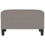 Reposapiés de tela gris taupe 70x55x41 cm de vidaXL, Otomanas - Ref: Foro24-349310, Precio: 68,86 €, Descuento: %