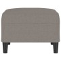 Reposapiés de tela gris taupe 70x55x41 cm de vidaXL, Otomanas - Ref: Foro24-349310, Precio: 68,86 €, Descuento: %