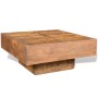 Mesa de centro cuadrada de madera de mango marrón de vidaXL, Mesas de centro - Ref: Foro24-241132, Precio: 220,97 €, Descuent...