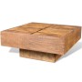 Mesa de centro cuadrada de madera de mango marrón de vidaXL, Mesas de centro - Ref: Foro24-241132, Precio: 220,97 €, Descuent...