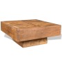 Brown Mango Wood Square Coffee Table by vidaXL, Coffee table - Ref: Foro24-241132, Price: 220,97 €, Discount: %