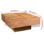 Brown Mango Wood Square Coffee Table by vidaXL, Coffee table - Ref: Foro24-241132, Price: 220,97 €, Discount: %