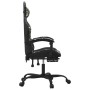 Silla gaming con reposapiés cuero sintético negro camuflaje de vidaXL, Sillones para videojuegos - Ref: Foro24-3143913, Preci...