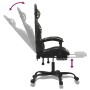 Silla gaming con reposapiés cuero sintético negro camuflaje de vidaXL, Sillones para videojuegos - Ref: Foro24-3143913, Preci...