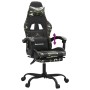 Silla gaming con reposapiés cuero sintético negro camuflaje de vidaXL, Sillones para videojuegos - Ref: Foro24-3143913, Preci...