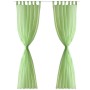 2 Transparent green curtains 140 x 245 cm by vidaXL, Curtains and curtains - Ref: Foro24-130205, Price: 23,23 €, Discount: %