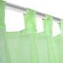 2 Transparent green curtains 140 x 245 cm by vidaXL, Curtains and curtains - Ref: Foro24-130205, Price: 23,23 €, Discount: %