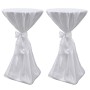 2 white tablecloths of 60 cm with bow by vidaXL, Covers - Ref: Foro24-241187, Price: 24,20 €, Discount: %