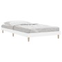 White engineered wood bed frame 90x190 cm by vidaXL, Beds and slatted bases - Ref: Foro24-832093, Price: 110,88 €, Discount: %