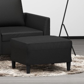 Black synthetic leather footstool 60x50x41 cm by vidaXL, Ottomans - Ref: Foro24-349287, Price: 60,99 €, Discount: %