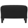 Black synthetic leather footstool 60x50x41 cm by vidaXL, Ottomans - Ref: Foro24-349287, Price: 60,99 €, Discount: %