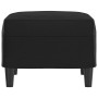 Reposapiés de cuero sintético negro 60x50x41 cm de vidaXL, Otomanas - Ref: Foro24-349287, Precio: 61,94 €, Descuento: %