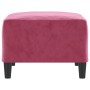 Red velvet footstool 70x55x41 cm by vidaXL, Ottomans - Ref: Foro24-349321, Price: 68,17 €, Discount: %