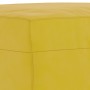 Reposapiés de terciopelo amarillo 70x55x41 cm de vidaXL, Otomanas - Ref: Foro24-349323, Precio: 68,17 €, Descuento: %