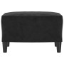 Black velvet footstool 60x50x41 cm by vidaXL, Ottomans - Ref: Foro24-349298, Price: 66,89 €, Discount: %