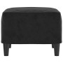 Black velvet footstool 60x50x41 cm by vidaXL, Ottomans - Ref: Foro24-349298, Price: 66,89 €, Discount: %