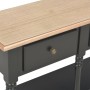 Black engineered wood console table 110x30x76cm by vidaXL, console tables - Ref: Foro24-354327, Price: 210,71 €, Discount: %