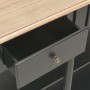 Mesa consola de madera de ingeniería negro 110x30x76cm de vidaXL, Mesas consola - Ref: Foro24-354327, Precio: 210,71 €, Descu...