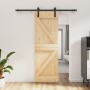 Puerta corredera con herrajes madera maciza de pino 70x210 cm de vidaXL, Puertas - Ref: Foro24-3202969, Precio: 181,66 €, Des...