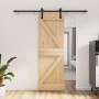 Puerta corredera con herrajes madera maciza de pino 70x210 cm de vidaXL, Puertas - Ref: Foro24-3202983, Precio: 183,39 €, Des...