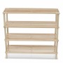 4-story shoe rack 2 units solid fir wood by vidaXL, Shoe racks and shoe organizers - Ref: Foro24-241066, Price: 46,11 €, Disc...