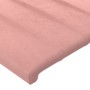 Estructura de cama con cabecero de terciopelo rosa 90x200 cm de vidaXL, Camas y somieres - Ref: Foro24-3125860, Precio: 160,8...