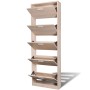 Shoe cabinet in oak color with 5 compartments by vidaXL, Shoe racks and shoe organizers - Ref: Foro24-241241, Price: 139,67 €...