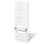 White shoe cabinet with 5 compartments by vidaXL, Shoe racks and shoe organizers - Ref: Foro24-241240, Price: 131,35 €, Disco...