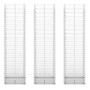 Galvanized wire gabion wall baskets 25x25x100 3 units by vidaXL, fence panels - Ref: Foro24-141045, Price: 51,85 €, Discount: %