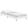 Estructura de cama madera de ingeniería blanca 75x190 cm de vidaXL, Camas y somieres - Ref: Foro24-832101, Precio: 95,75 €, D...